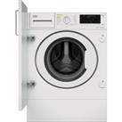 Beko WDIK754421 Integrated 7Kg/5Kg Washer Dryer with 1400 rpm - White - D Rated, White