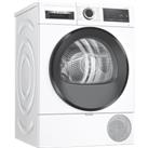Bosch Series 6 WQG233D8GB 8Kg Heat Pump Tumble Dryer - White - A+++ Rated, White