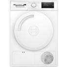 Bosch Series 4 WTH84001GB 8Kg Heat Pump Tumble Dryer - White - A+ Rated, White