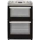 Zanussi ZCG63260XE Freestanding Gas Cooker with Full Width Electric Grill - Stainless Steel - A/A Ra