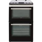 Zanussi ZCV46250XA 55cm Electric Cooker with Ceramic Hob - Stainless Steel - A/A Rated, Stainless St