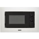 Zanussi ZMSN5SX 39cm tall, 60cm wide, Built In Compact Microwave - Stainless Steel, Stainless Steel