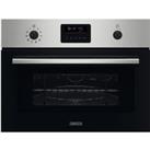 Zanussi Series 40 MicroMax Oven ZVENW6X3 46cm tall, 60cm wide, Built In Microwave - Stainless Steel,