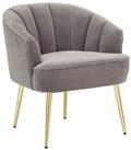 GFW Pettine Fabric Accent Chair - Grey