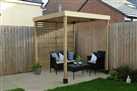 Forest Garden Modular Pergola with Side Panel