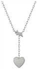Radley Silver Plated Bauble Heart Drop Necklace