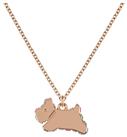 Radley 18ct Rose Gold Plated Dog Charm Necklace
