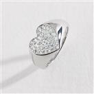Revere Sterling Silver Cubic Zirconia Signet Ring - Q