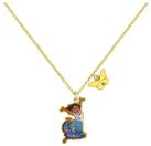 Disney Gold Coloured Encanto Butterfly Pendant Necklace