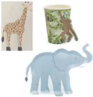 Ginger Ray Animal Birthday Party Tableware Pack