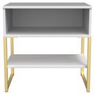 Messina Bedside Table - White