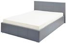 GFW Kingsize End Lift Ottoman Faux Leather Bed Frame - Grey