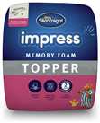 Silentnight Impress Memory Foam 7cm Mattress Topper - Double