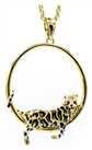 Bill Skinner 18ct Gold Plated Clouded Leopard Necklace