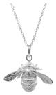 Bill Skinner Rhodium Plated Sterling Silver Pendant Necklace