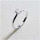 Pure Brilliance 9ct White Gold 0.25ct Diamond Ring - Size N