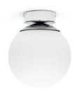 Habitat Opal Glass Bathroom Flush Ceiling Light - White