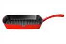 Argos Home 23cm Cast Iron Griddle Pan - Red
