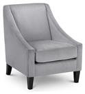 Julian Bowen Maison Velvet Accent Chair - Grey