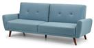 Julian Bowen Monza Clic Clac Fabric Sofa Bed - Blue