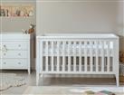 Cuggl Canterbury Cot Bed With Mattress - White