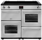 Belling 100EI 100cm Double Oven Electric Range Cooker-Silver