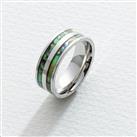 Revere Men's Stainless Steel Ring - Size R