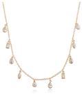 Olivia Burton Gold Plated Cubic Zirconia Charm Necklace