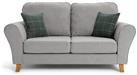 Argos Home Klara Fabric 2 Seater Sofa - Grey