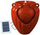 Streetwize On-Demand Solar Water Feature - Red Vase