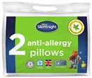 Silentnight Anti-Allergy Medium/ Soft Pillow - 2 Pack