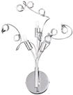 BHS Flora Sparkling Crystal Table Lamp - Silver