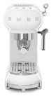 Smeg ECF01 50's Style Retro Espresso Coffee Machine - White