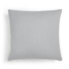 Habitat Textured Plain Cushion - Grey - 50x50cm