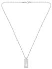 Lacoste Men's Stainless Steel Green Piping Pendant Necklace