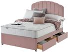 Silentnight Middleton Double 4 Drawer Divan Bed - Pink