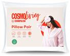 Cosmo Living Hollowfibre Washable Medium Soft Pillow- 2 Pack