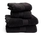 Habitat Cotton Supersoft 4 Piece Towel Bale - Black