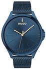 HUGO Men's Blue Mesh Bracelet Watch