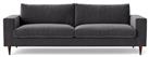 Swoon Evesham Velvet 3 Seater Sofa - Granite Grey