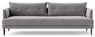 Swoon Kalmar Velvet 3 Seater Sofa - Silver Grey
