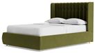 Swoon Kipling Velvet Double Ottoman Bedframe - Fern Green