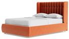 Swoon Kipling Velvet Double Ottoman Bedframe - Burnt Orange