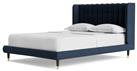 Swoon Kipling Kingsize Fabric Bed Frame - Indigo Blue