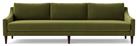 Swoon Turin Velvet 4 Seater Sofa - Fern Green