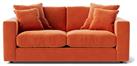 Swoon Althaea Velvet 2 Seater Sofa - Burnt Orange