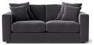 Swoon Althaea Velvet 2 Seater Sofa - Granite Grey