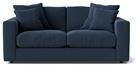 Swoon Althaea Fabric 2 Seater Sofa - Indigo Blue