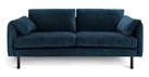 Habitat Bexley Fabric 3 Seater Sofa in a Box - Navy