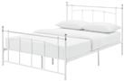 Argos Home Yani Double Metal Bed Frame - White